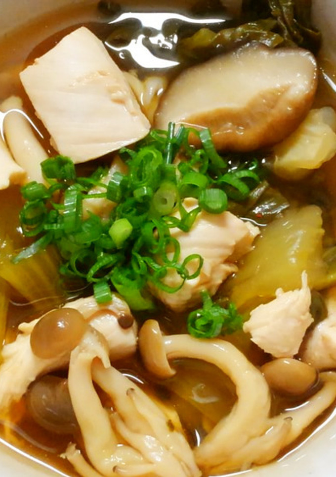 簡単♪鶏ささみと青梗菜としめじのポン酢煮-レシピのメイン写真