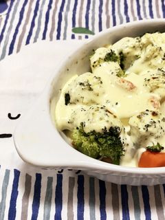 蒸し野菜とウインナーのマヨソース焼き-レシピのメイン写真