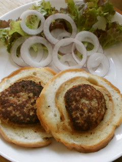 くるま麩のハンバーグ!-レシピのメイン写真