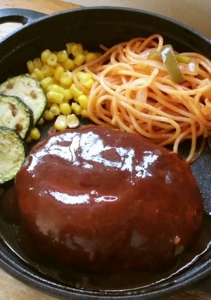 鉄鍋ハンバーグ！-レシピのメイン写真