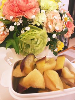 りんごとさつまいものレモン煮-レシピのメイン写真