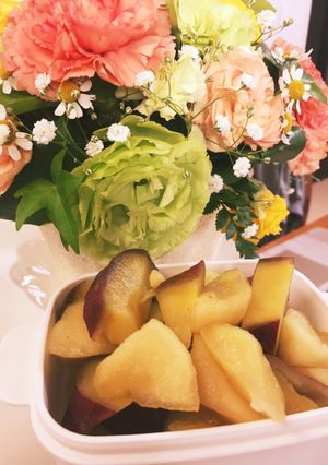 りんごとさつまいものレモン煮-レシピのメイン写真