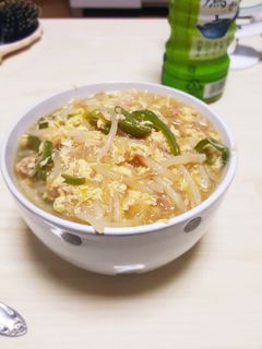 もやしとツナの餡掛け丼-レシピのメイン写真