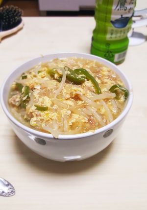 もやしとツナの餡掛け丼-レシピのメイン写真