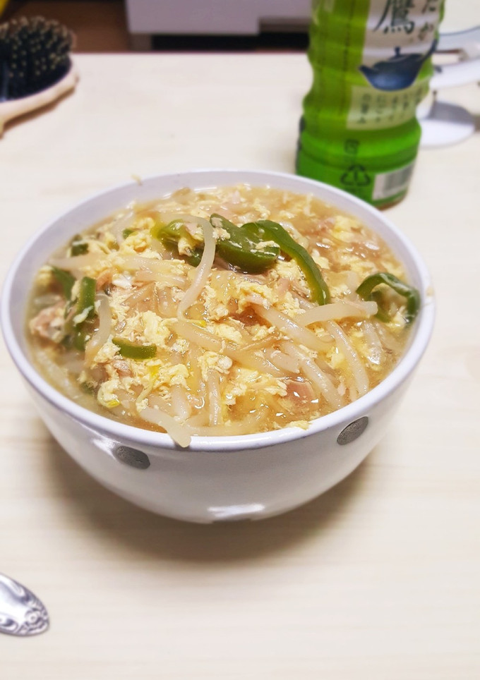 もやしとツナの餡掛け丼-レシピのメイン写真