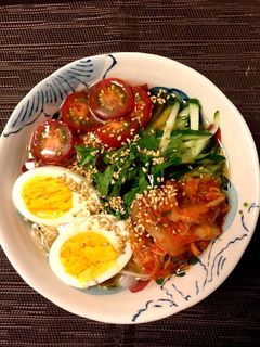 そうめんで♡冷麺-レシピのメイン写真