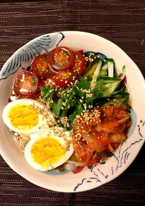 そうめんで♡冷麺-レシピのメイン写真