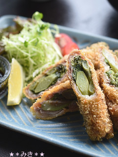 ウドの肉巻きフライ-レシピのメイン写真