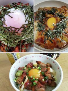 卵かけごはん風チャーシュー丼*親子丼-レシピのメイン写真