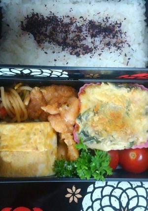 お弁当:ほうれん草のグラタン-レシピのメイン写真