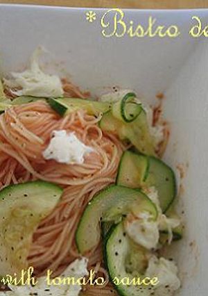 トマトソースと野菜のカッペリーニ★-レシピのメイン写真