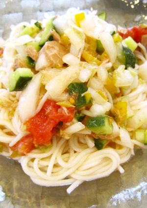 米粉の冷製パスタ★ラヴィゴットソース-レシピのメイン写真