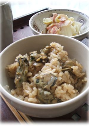 牡蠣ご飯ですよぉ-レシピのメイン写真
