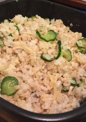 簡単！食がすすむきゅうりとしょうがごはん-レシピのメイン写真