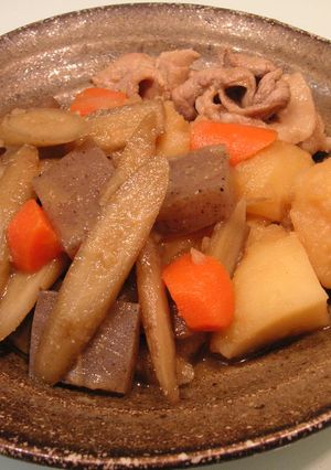 みそ味の肉じゃが♪センイたっぷりだよ！-レシピのメイン写真