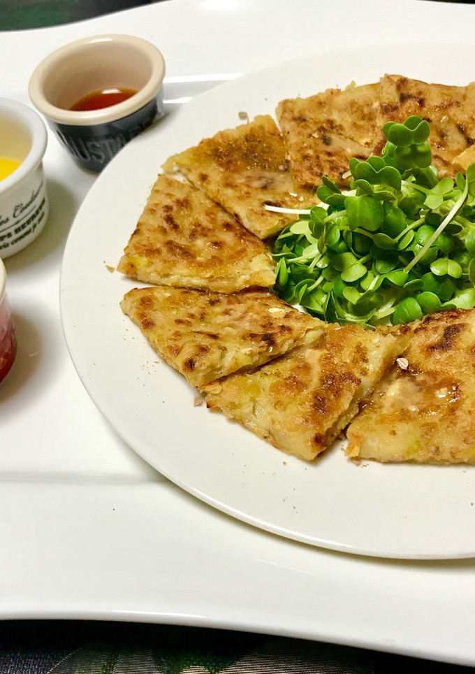 ゴーヤのワタと種でエスニックチヂミ-レシピのメイン写真