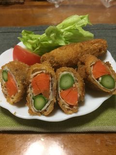 アスパラの豚肉巻きフライ-レシピのメイン写真