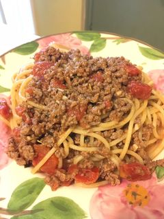 30分でできるミートソースパスタ-レシピのメイン写真