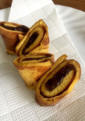 卵焼き器であんこ巻き\( ˆoˆ )/-レシピのメイン写真