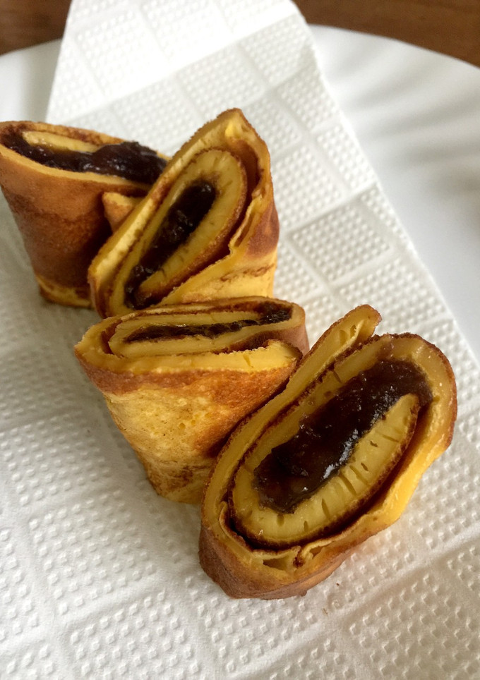 卵焼き器であんこ巻き\( ˆoˆ )/-レシピのメイン写真