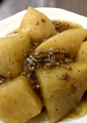 簡単！かぶとひき肉のあんかけ-レシピのメイン写真