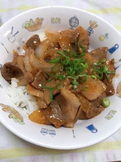 学食で人気☆妄想☆豚みそ焼肉丼-レシピのメイン写真