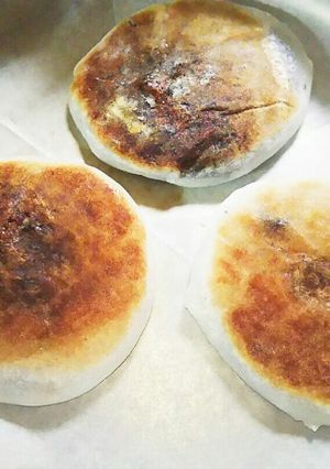 ★リメイク⁉ 焼き大福De梅ヶ枝餅風★-レシピのメイン写真