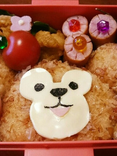 簡単♪ダッフィー弁当-レシピのメイン写真