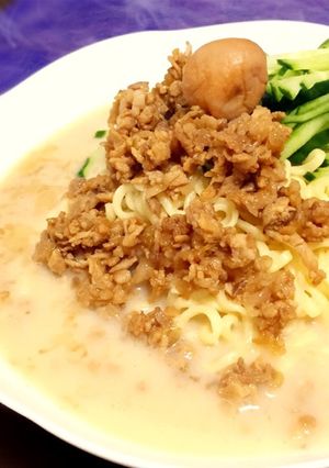 インスタント麺de梅のコクまろ担々麺♡-レシピのメイン写真