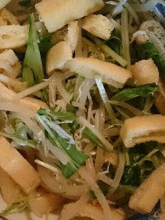 簡単☆水菜のシャキシャキサラダ-レシピのメイン写真