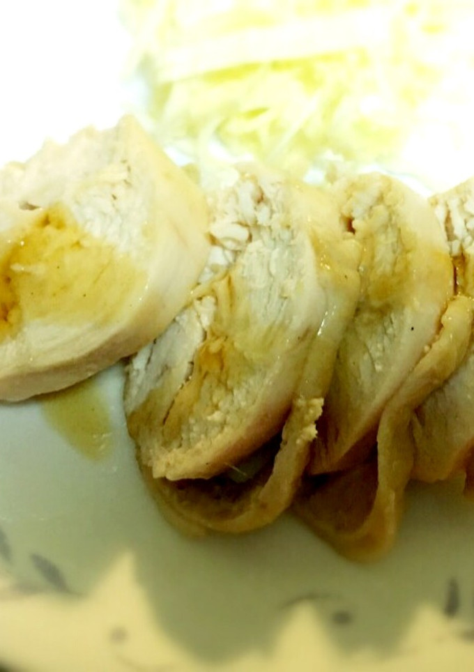 胸肉ハム〜生姜あんを絡めて〜-レシピのメイン写真