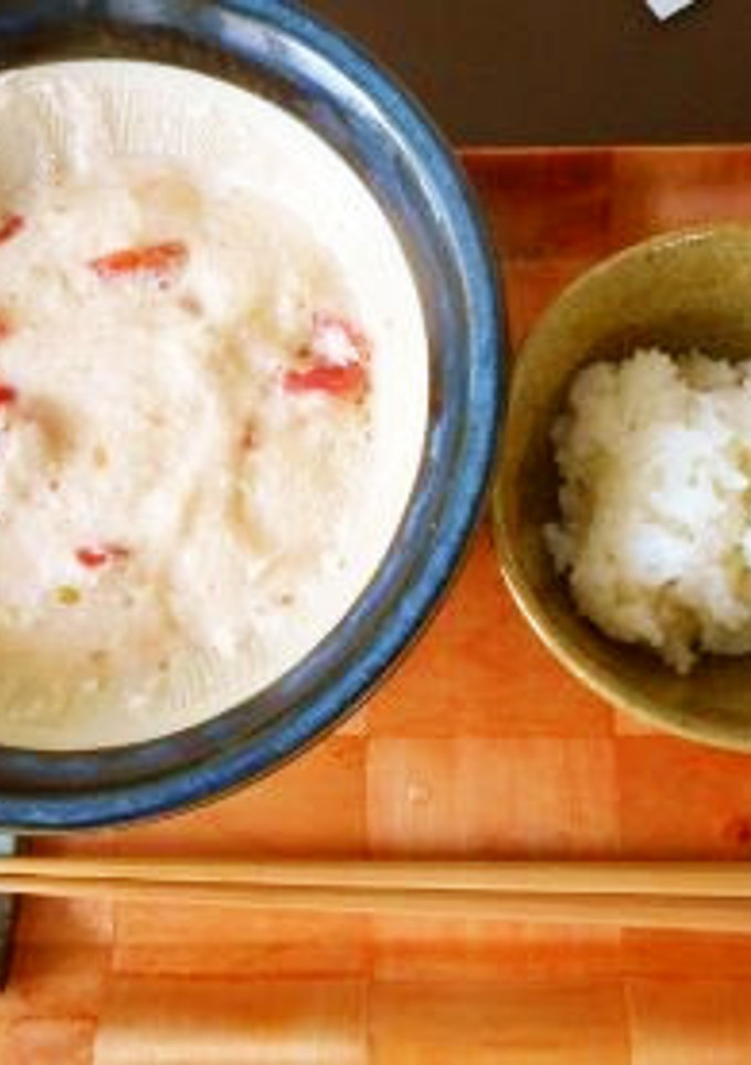 トマトとろろかけご飯-レシピのメイン写真