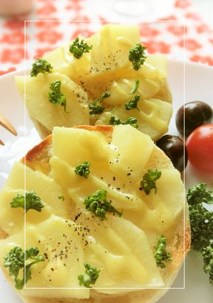 リンゴの塩マヨレモントースト パセリ風味-レシピのメイン写真