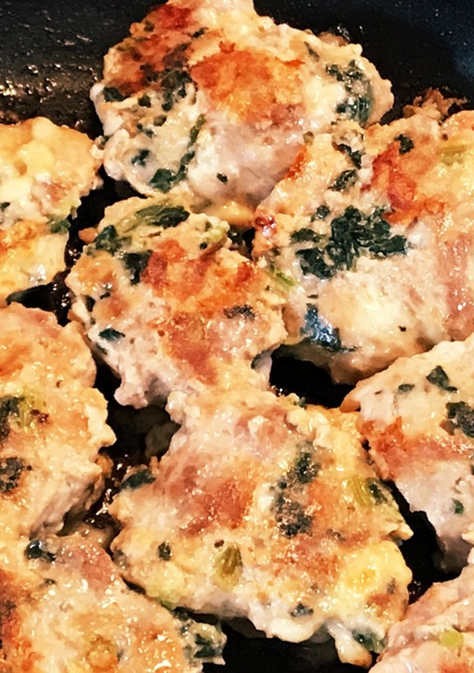 豚こま･ほうれん草･チーズの☆つくね風-レシピのメイン写真