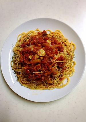 絶品⭐冷製トマトパスタ-レシピのメイン写真