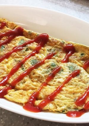 きぬさやのオムレツ☆スパニッシュ風☆-レシピのメイン写真
