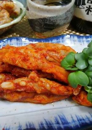 鶏せせりのヤンニョムジャン焼き♪-レシピのメイン写真