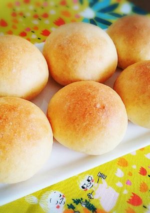 基本の丸パン-レシピのメイン写真