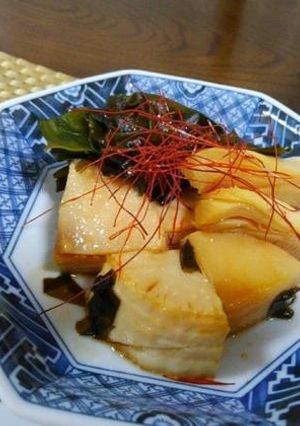 筍とわかめのバタポンソテー-レシピのメイン写真