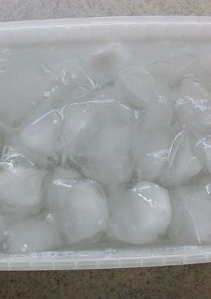 裏技？大きな氷を早く作る方法♪-レシピのメイン写真