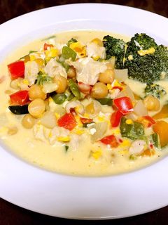 ダイエット ひよこ豆豆乳スープ-レシピのメイン写真