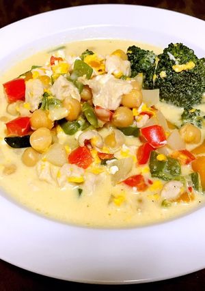 ダイエット ひよこ豆豆乳スープ-レシピのメイン写真
