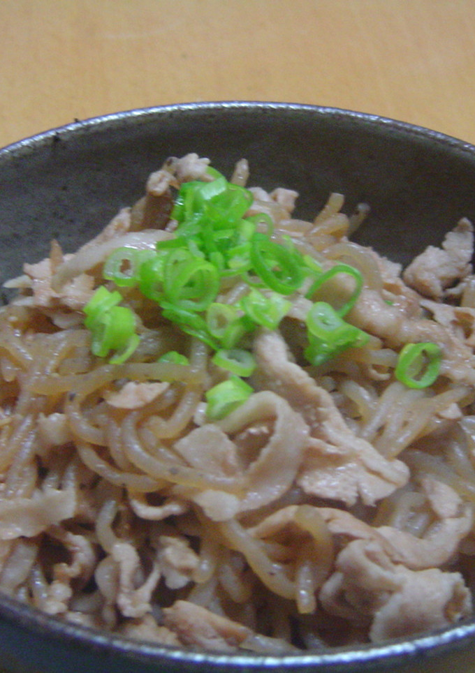 簡単♪糸こんと豚肉の炒もの-レシピのメイン写真
