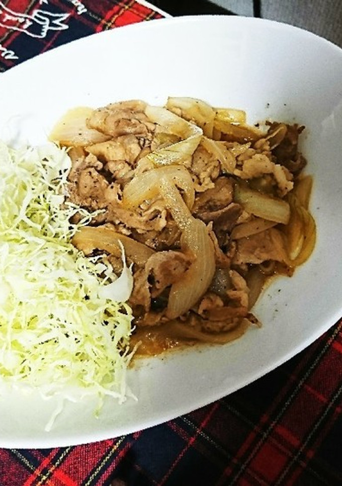 簡単メイン♪豚肉と玉ねぎの照りマヨ炒め-レシピのメイン写真