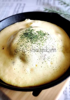 お一人様ランチに♡クラウドオムライス-レシピのメイン写真