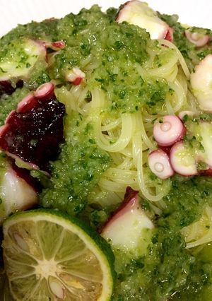 蛸と胡瓜の爽やか冷パスタ-レシピのメイン写真