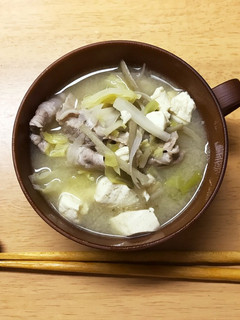 野菜たっぷりお味噌汁-レシピのメイン写真