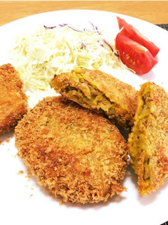 余ったかぼちゃ煮物をリメイクコロッケ-レシピのメイン写真