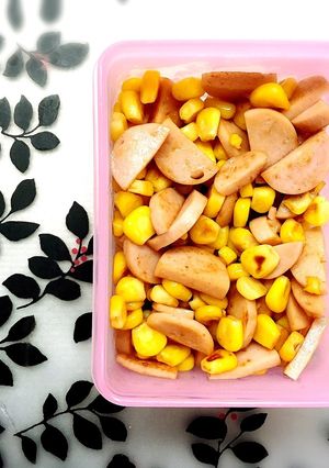 ソーセージコーン炒め ☻ 離乳食後期〜-レシピのメイン写真