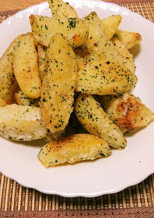 焼きポテトをパセリとマジックソルトで-レシピのメイン写真